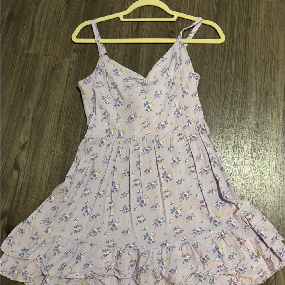 Hollister Lavender Floral Top